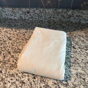 Full sized neutral beige flat sheet - REDUCED!